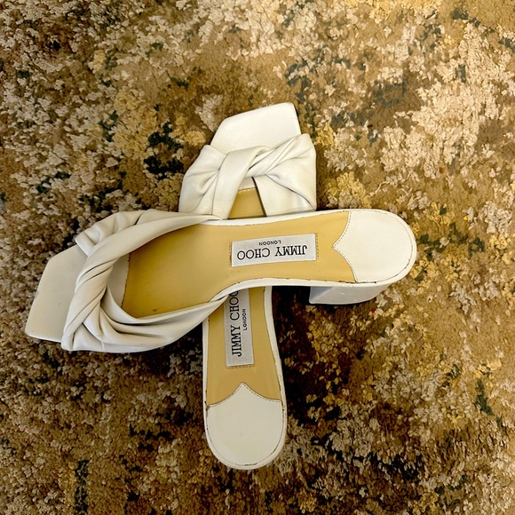 Women’s Jimmy Choo slide sandals. - Picture 1 of 5